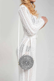 Niccola Toga Knit Dress in White