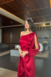 Quin Toga Satin Top - FREYJA