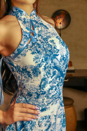 Porcelaine Silence Pure Silk Qipao