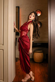 Low Fever Corset Qipao Top