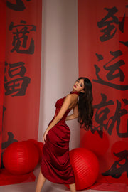 After Fever Draped Wrap Skirt