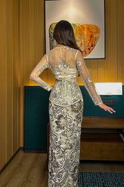 Aveline Kebaya in Ivory Filigree