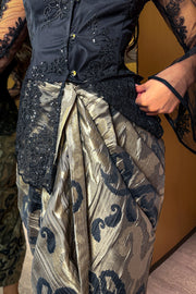 Veloursa Kebaya in Midnight Tapestry