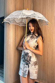 Inoue Woven Brocade Qipao