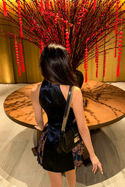 Isabeau Atelier Co-ord Qipao in Royal Blue