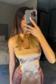Isabeau Atelier Co-ord Qipao in Sun