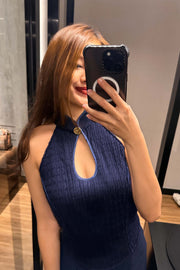 Rina Qipao Top in Cable Knit (Extremely Limited Ed)