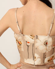 Selene Cropped Floral Camisole