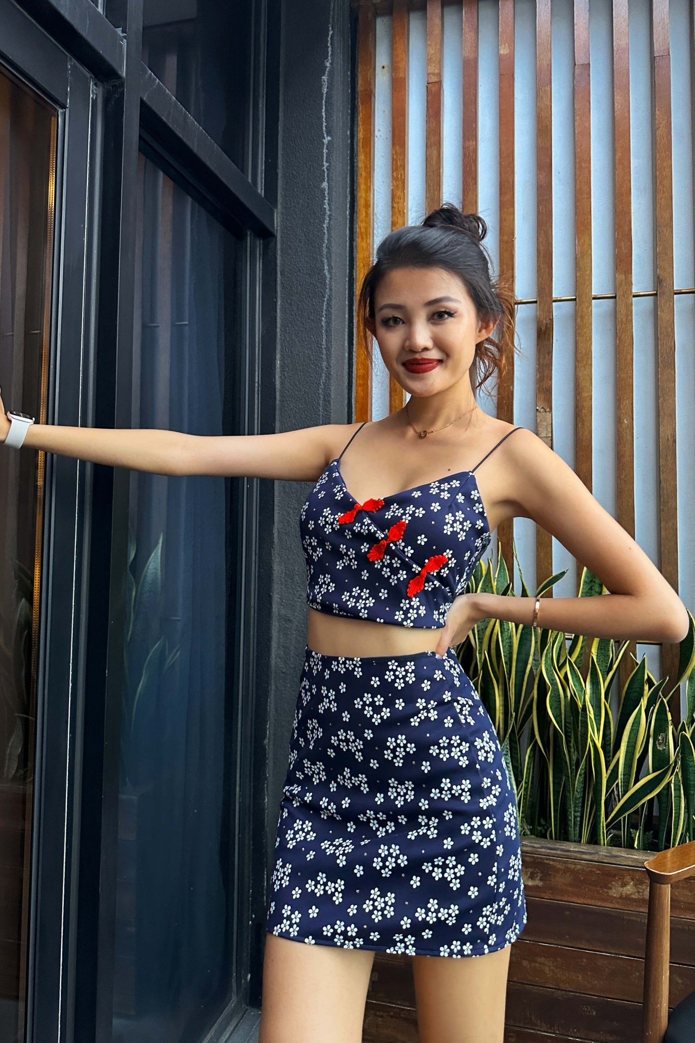 Jinb Floral Oriental Co-ord Skirt Set – FREYJA