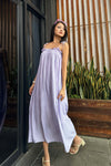 Tenzie Oversized Maxi Dress in Lilac Purple - FREYJA